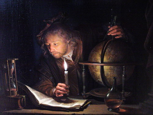 Gerrit Dou L'astronomo alla luce di una candela