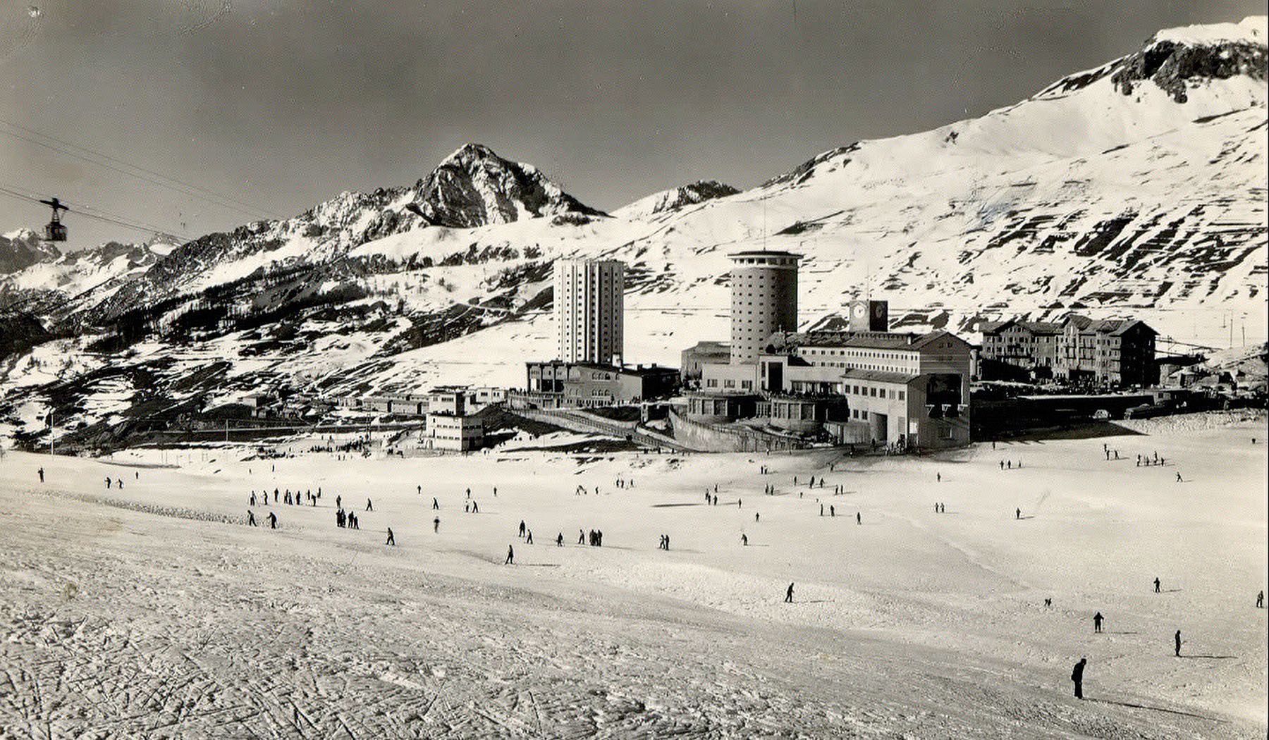 Panorama della stazione sciistica di Sestriere